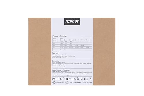 NiPoGi Mini PC Windows 11 Pro Mini PC Intel Alder Lake-N95 (Βeat N5105, up to 3.4GHz) 16GB RAM+512GB M.2 SSD Mini Computer Desktop Mini Computer 4K Dual Display/HDMI/WiFi/BT for Home/Business/School