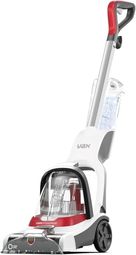 Vax Compact Power Plus Carpet Cleaner | Quick, Compact and Light | Includes additional solutions - CDCW-CPXP, 1.8L, 840W, White/Red
