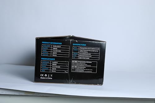 Leaf Blower Cordless, 8000mAh Battery with Fast Charger, Lightweight Electric Garden Blowers with Turbo Boost, 257 km/h & 3 Speed Levels for Lawn Care,Yard,Garage,Leaves,Snow,Dust,and Debris Removal