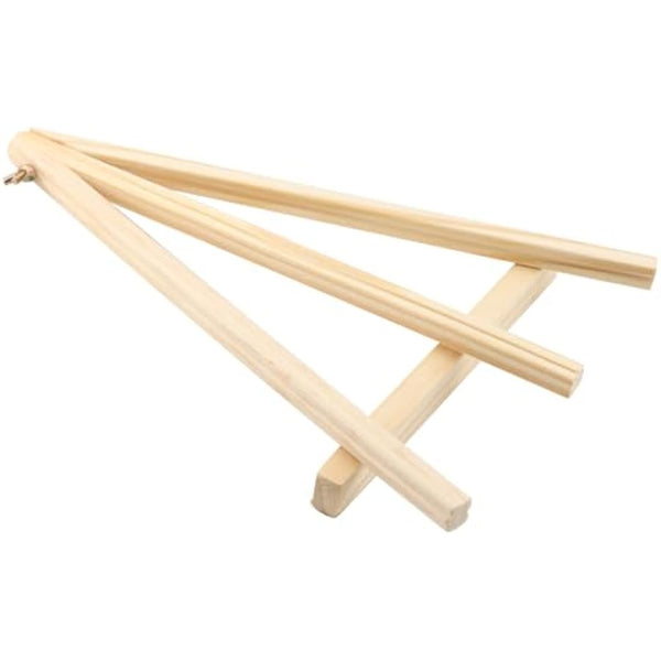 HAKZEON 8 Pack 30 x 20 CM Wooden Tabletop Easel, Mini Easel with Movable Bar, Adjustable Wood Easel Stand for Paintings, Drawings, Framed Photos, Signs