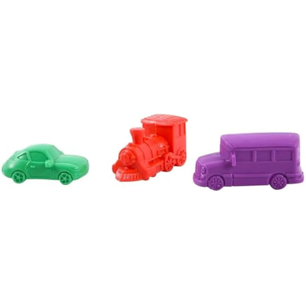 a2bsales Sorting Counters Starter Packs - Early Learning & Motor Skills Maths Toy - SEN Montessori (Transport - 24 Pk)