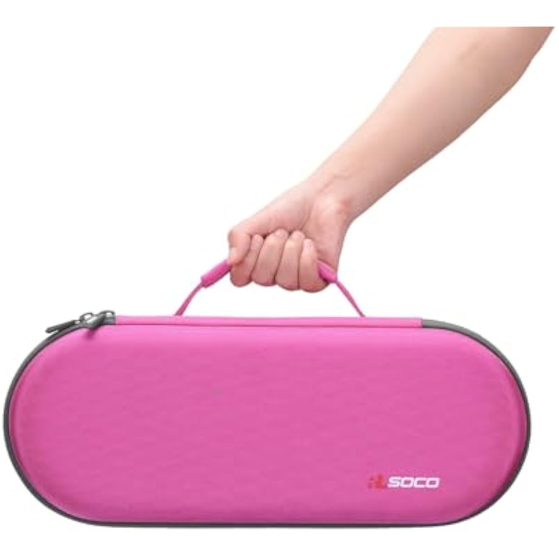 Hard Case for Dyson Supersonic Hair Dryer Iron/Fuchsia-Fits Ful Hair Dryer Accessories & Model HD15/HD08 by RLSOCO（Deep Pink）