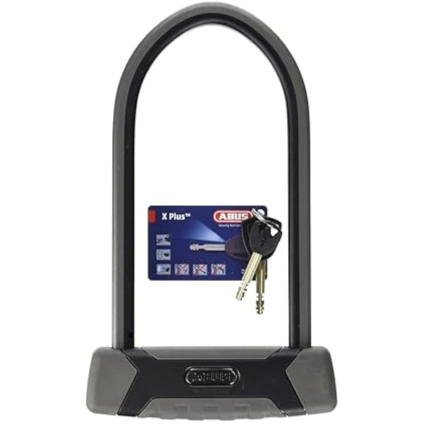 ABUS U-lock Granit XPlus 540 - Bike lock with XPlus cylinder - security level 15 - Black/grey