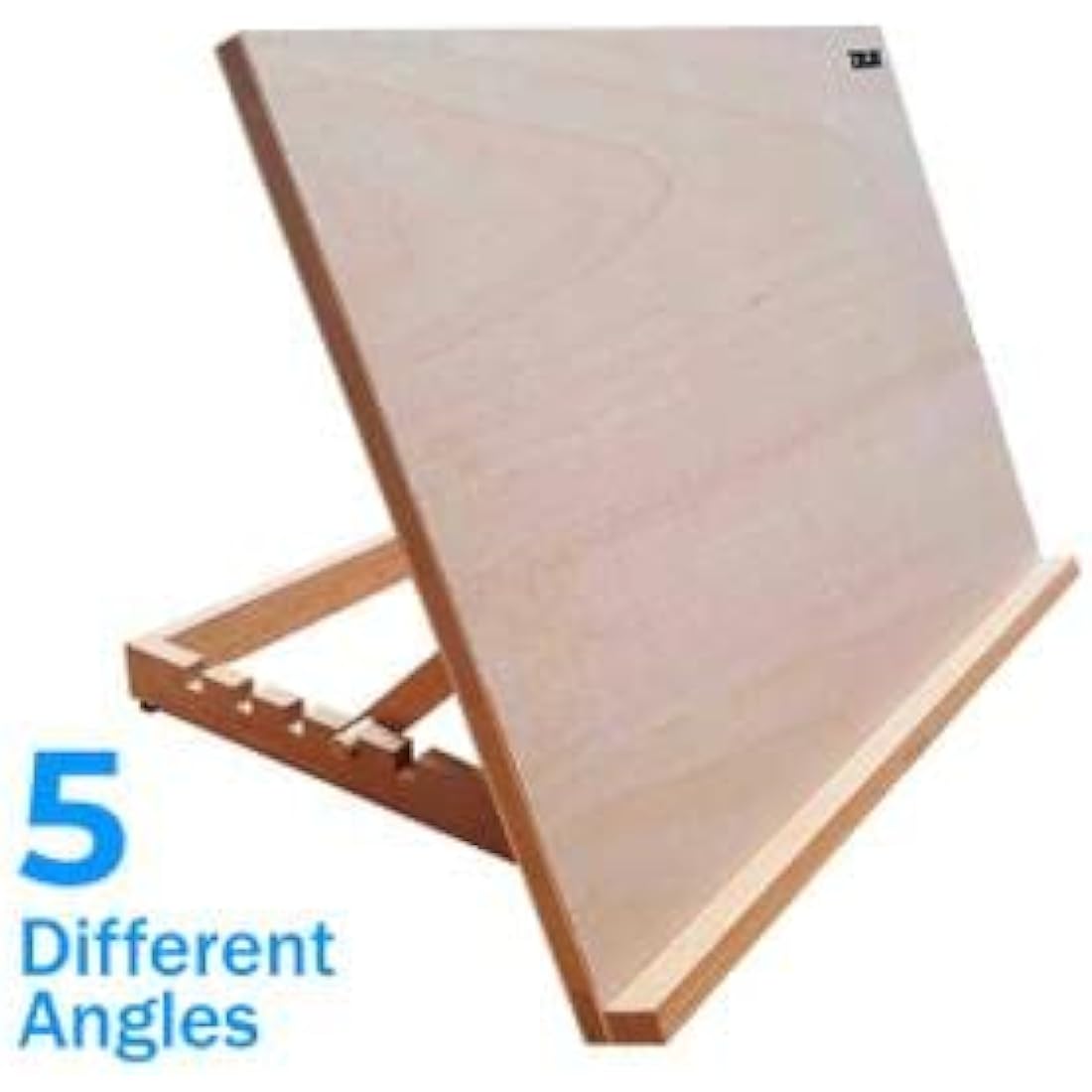 Premium Adjustable Table Top Art Easel/Desk Easel - by Zieler™. Ideal for Presentation, Painting, Crafting, Calligraphy, Sketching, Drawing & Planning - Made from Beechwood - 5 Different Angles (A3)