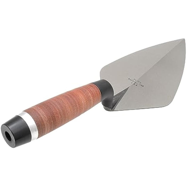 Marshalltown 34L11 Brick Trowel 11in - Leather Handle, Brown