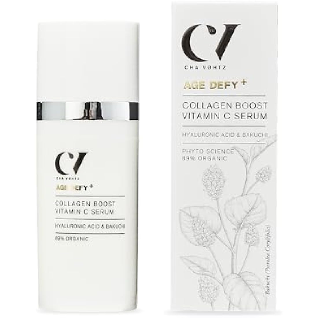 Green People Age Defy+ Collagen Boost Vitamin C Serum - Serum with Vitamin C - Paraben & Alcohol Free - Vegan, 30ml