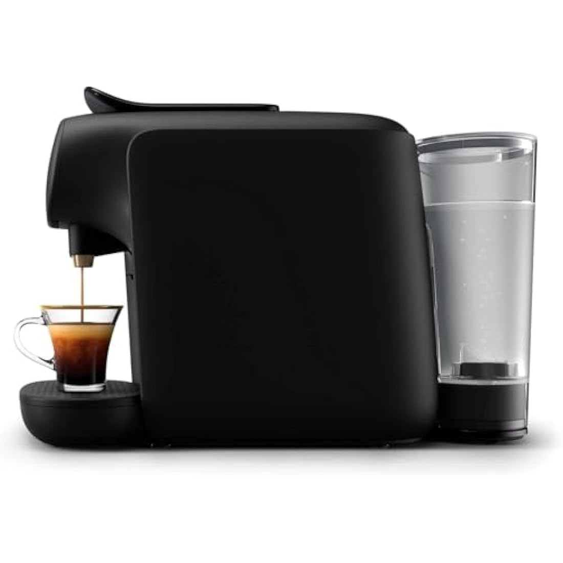 L'OR BARISTA Sublime Coffee Capsule Machine by Philips, for Double or Single Capsule, 800 milliliters, Black, (LM9012/60)