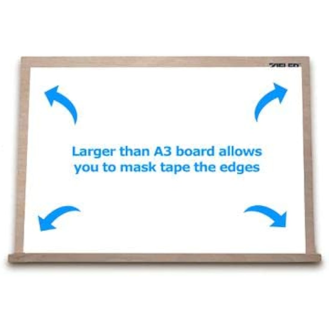 Premium Adjustable Table Top Art Easel/Desk Easel - by Zieler™. Ideal for Presentation, Painting, Crafting, Calligraphy, Sketching, Drawing & Planning - Made from Beechwood - 5 Different Angles (A3)