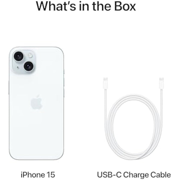 Apple iPhone 15 (128 GB) - Blue (Renewed)