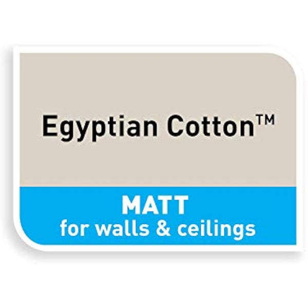 Dulux Walls & Ceilings Matt Emulsion Paint - Egyptian Cotton - 2.5L