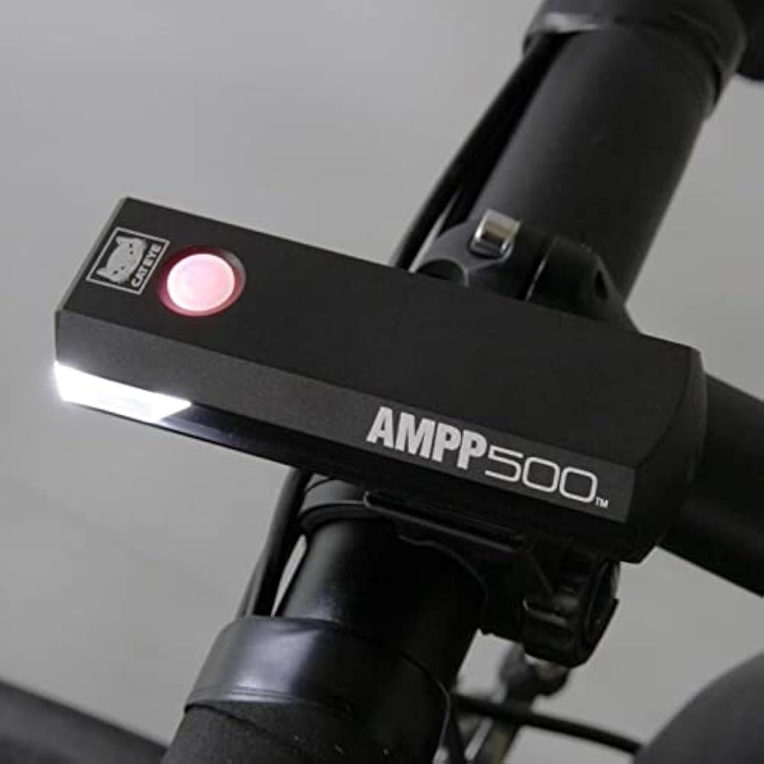 CatEye AMPP Super Bright LED Bicycle Front Lights - OptiCube Technology, IPX4 Waterproof Rated, FlexTight Easy Fit Bracket | USB Rechargeable Bike Light | Front Bike Lights | Bicycle Accessories