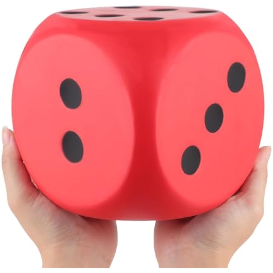 Anboor 5.9'' Squishy Dice Kawaii Scented Squeeze Toys Stress Relief Kids Toys Gift Collection Decorative Props(Red), (CJX)