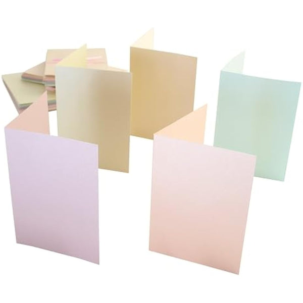 Anita's Plain, Blank Cards & Envelopes, A6, Pearlescent, Pack of 50, for Home, Wedding, Birthday, Christmas, Thank You, Art & Craft, Scrapbooking Supplies, Baby Shower, Card Making