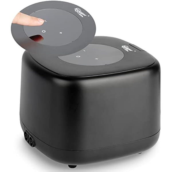 hygger Aquarium Air Pump,Ultra Silent Fish Tank Air Pump for Aquarium with 2 Air Outlets, 5W High Energy Saving 4 Speed Airflow Adjustable Oxygen Pump for Fish Tank Up to 1100 Liter