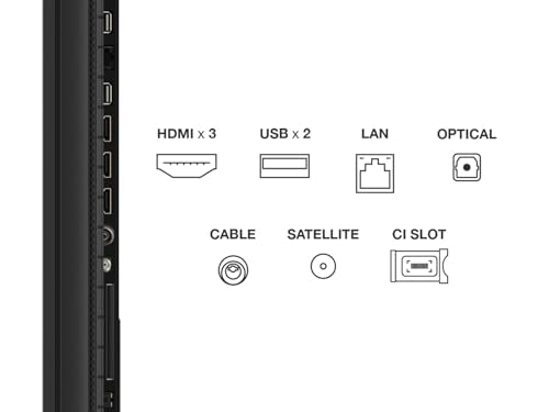 TCL 32SF540K 32-inch FHD Smart Television - HDR & HLG-Dolby Audio-DTS Virtual X/DTS-HD-Metal Bezel-less-Dual-band Wifi 5-with Fire OS 7 system