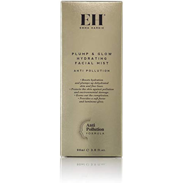 Emma Hardie 90ml Plump & Glow Hydrating Facial Mist, Helps to Boost Hydration & Plumps Fine Lines and Tones Down Redness, Protects Skin from Pollution & Environmental Damage, Vegan & Cruelty Free