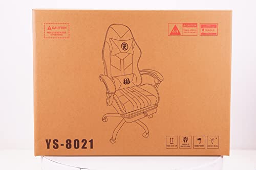 Play haha.Ergonomic reclining seat with footrest adjustable headrest and lumbar cushion high back support padded armrests PU leather finish for gaming home or office use