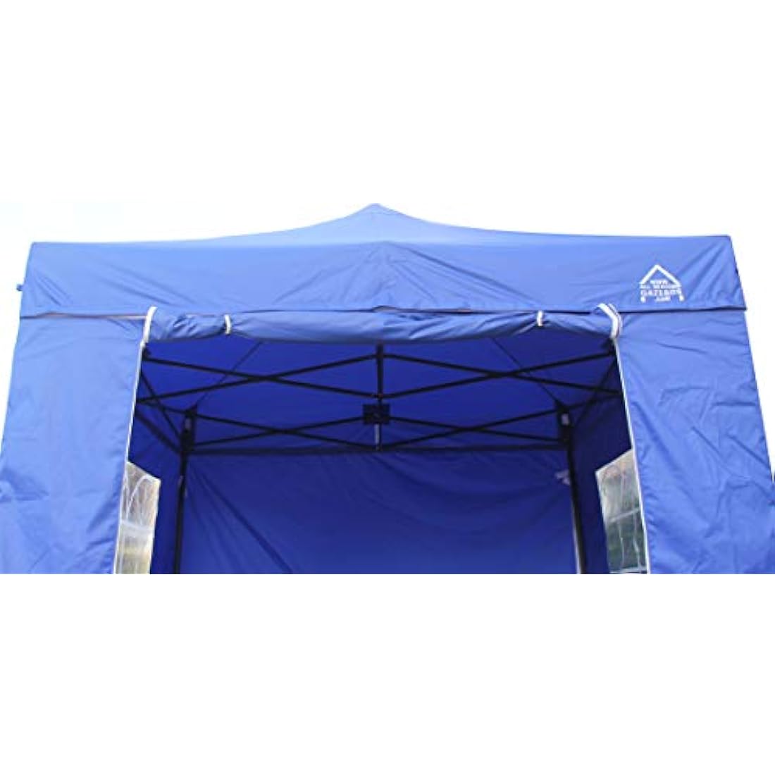 All Seasons Gazebos 2.5x2.5 Fully Waterproof Pop up Gazebo With 4 Zip up Sides and Accessories - Royal Blue