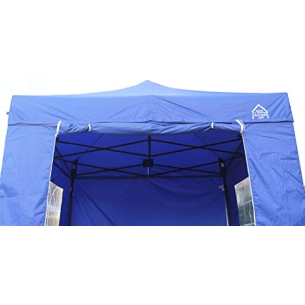 All Seasons Gazebos 2.5x2.5 Fully Waterproof Pop up Gazebo With 4 Zip up Sides and Accessories - Royal Blue