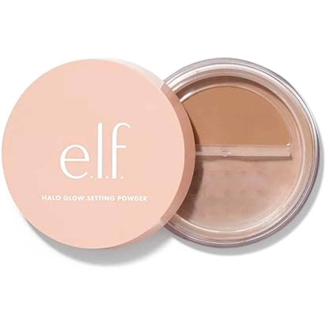 e.l.f. Halo Glow Soft Focus Setting Powder, Light & Silky Setting Powder For Creating Soft Glow Without Shine, Smooths Pores & Fine Lines, Dark
