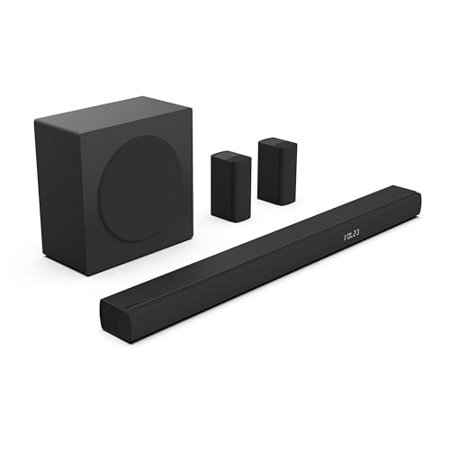 Hisense AX5125H 5.1.2 Channel 500W Dolby Atmos Soundbar with Wireless Subwoofer& Up Firing Speakers& Turly Wireless Rear Speakers