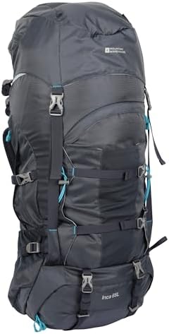 Mountain Warehouse Inca Extreme 65 Litres Rucksack - Hardwearing, Rain Cover - 77.5cmX34cmX25cm