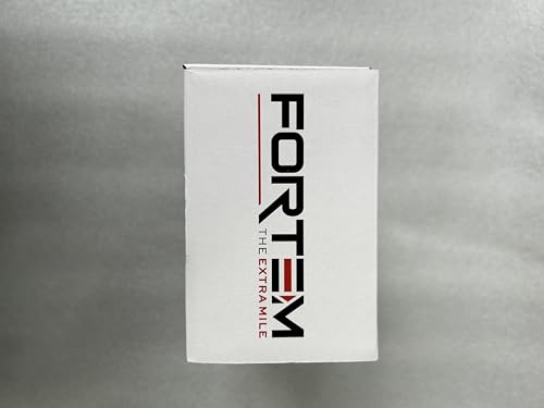 FORTEM Ratchet Straps, 748kg Break Strength, 4 Pack 4.6m x 2.54cm Tie Down Strap Set, 4 Soft Loops, Motorcycle Straps Tie Downs, Cargo Cam Buckles, Rubber Handles, Carry Bag