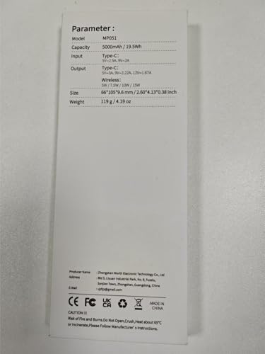 Ntaanoo Power Bank for Magsafe, Ultra Slim 5000mAh 20W Fast Charging Powerbank Wireless Magnetic Portable Charger,USB C in&Out PD 3.0 Phone Battery Pack,for iPhone 16/15/4/13/12 Mini Plus Pro Max