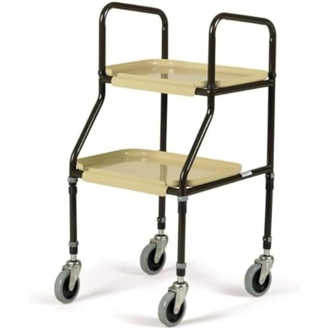 HOMECRAFT Shelf Mobility Trolley – Height Adjustable Trolley, Walking Aid with Wheels – Mobility Walker for Elderly – Walking Frame for Storage – Zimmer Frame – Mobility Aids for Everyday Use