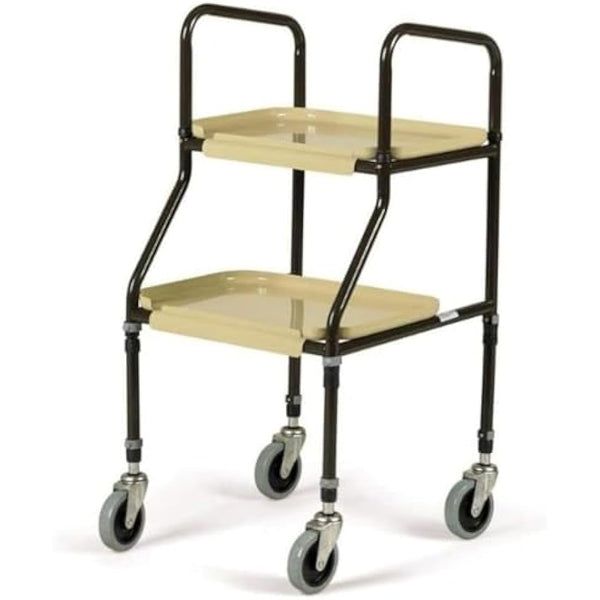 HOMECRAFT Shelf Mobility Trolley – Height Adjustable Trolley, Walking Aid with Wheels – Mobility Walker for Elderly – Walking Frame for Storage – Zimmer Frame – Mobility Aids for Everyday Use
