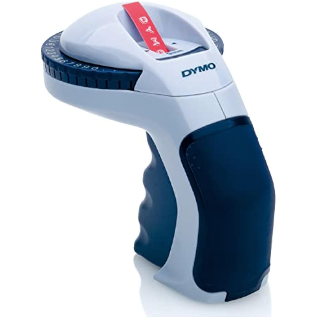 Dymo S0717930 Omega Home Embossing Label Maker, Grey and Navy, Embosser