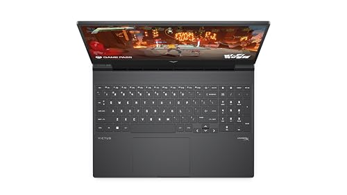 HP Victus 15.6" Gaming Laptop, AMD Ryzen 5-8645HS, 8 GB RAM, 512 GB SSD, NVIDIA GeForce RTX 2050 Graphics, FHD IPS Display, Up to 6 hrs 15 battery, Win 11, Mica Silver, 15-fb2002sa