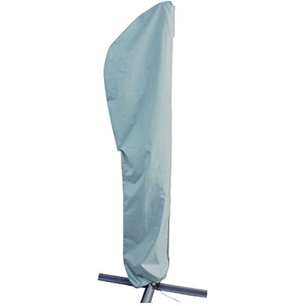 Kingsbridge Cantilever Parasol Cover, 600D Heavy Duty Fabric, Waterproof, Anti UV, fits up to 3M Parasols. Grey Outdoor Banana Overhanging Parasol Cover. Dimensions (Width x Height) 70cm x 260cm.