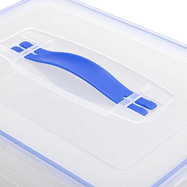 Lymn Dough Proofing Box - 32 x 23 x 8 cm - Premium Home Baking Container for Bread Fermentation, Fits in Refrigerator - Use for Pizza, Marinating, Vegetable Storage, Complete with Dough Cutter