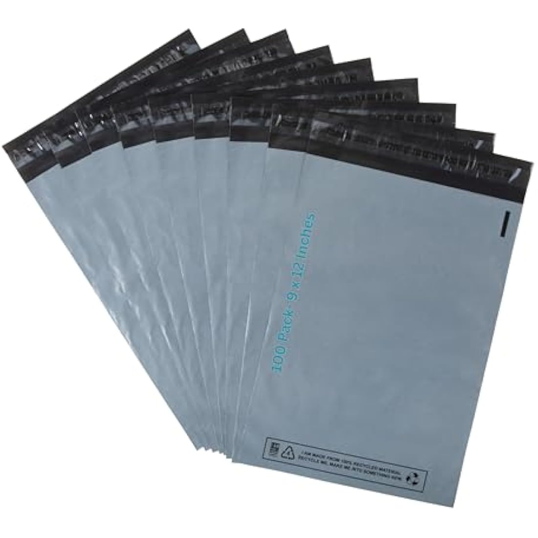 DVIVA 100pcs Postage Bags for Clothes |9"x12" Waterproof and Tear-Proof Mailing Bags | Large Parcel Bags for Delivery, Shipping & Packages