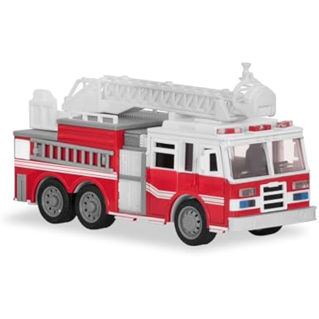 DRIVEN - Firetruck Micro Toy with Detachable Ladder - Includes Working Lights and Sounds - Cars and Trucks for Kids Engine Age 3+