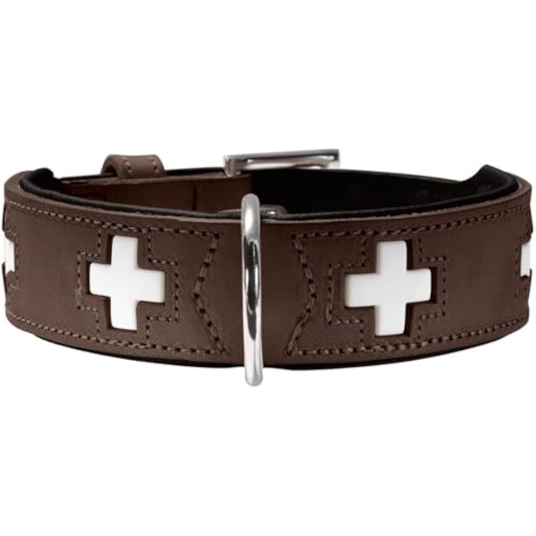 Hunter - Collar Swiss 47-54Cm Brown / Black