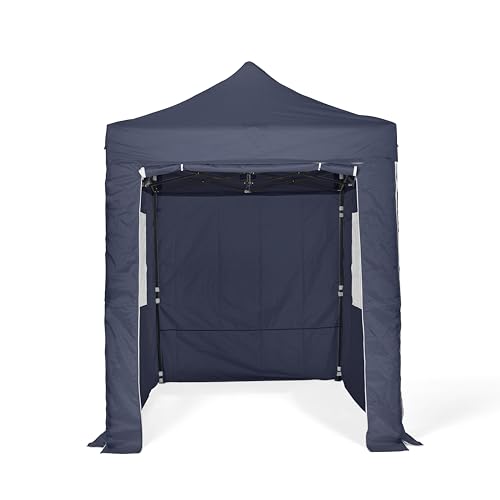 All Seasons Gazebos | 3x2m Pop Up Gazebo with 4 Side Walls & Accessory Pack | Heavy Duty, Fully Waterproof, High Grade Materials (Navy)