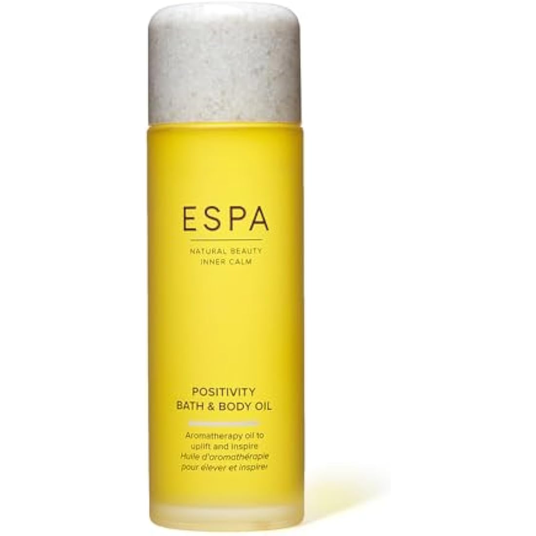 ESPA | Positivity Bath & Body Oil | 100ml | Jasmine, Rose Geranium & Gardenia | Aromatherapy, Essential Oils, Magnesium, Ashwagandha | Support Skin's Natural Moisture Barrier | Massage Oil