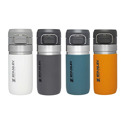 STANLEY Quick Flip Stainless Steel Water Bottle 0.47L - Keeps Cold For 7 Hours - Leakproof - BPA-Free Thermal Flask - Dishwasher Safe - Cup Holder Compatible