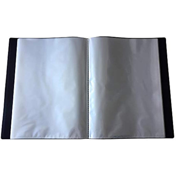 A3 40 Pocket Display Book Presentation Folder Portfolio (80 Views) Project Book Certificate Folder Plastic Wallets (1 Book)