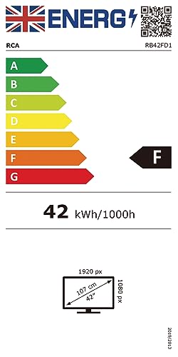 RCA RB24H2CU 24" inchFreeview HD TV DVB-T2/C/S2 Dolby Digital Audio, LED Backlighting Display, HDMI VGA PC SCART USB Travel Small TV for Motorhome and Campervan,Caravans,12 Volt