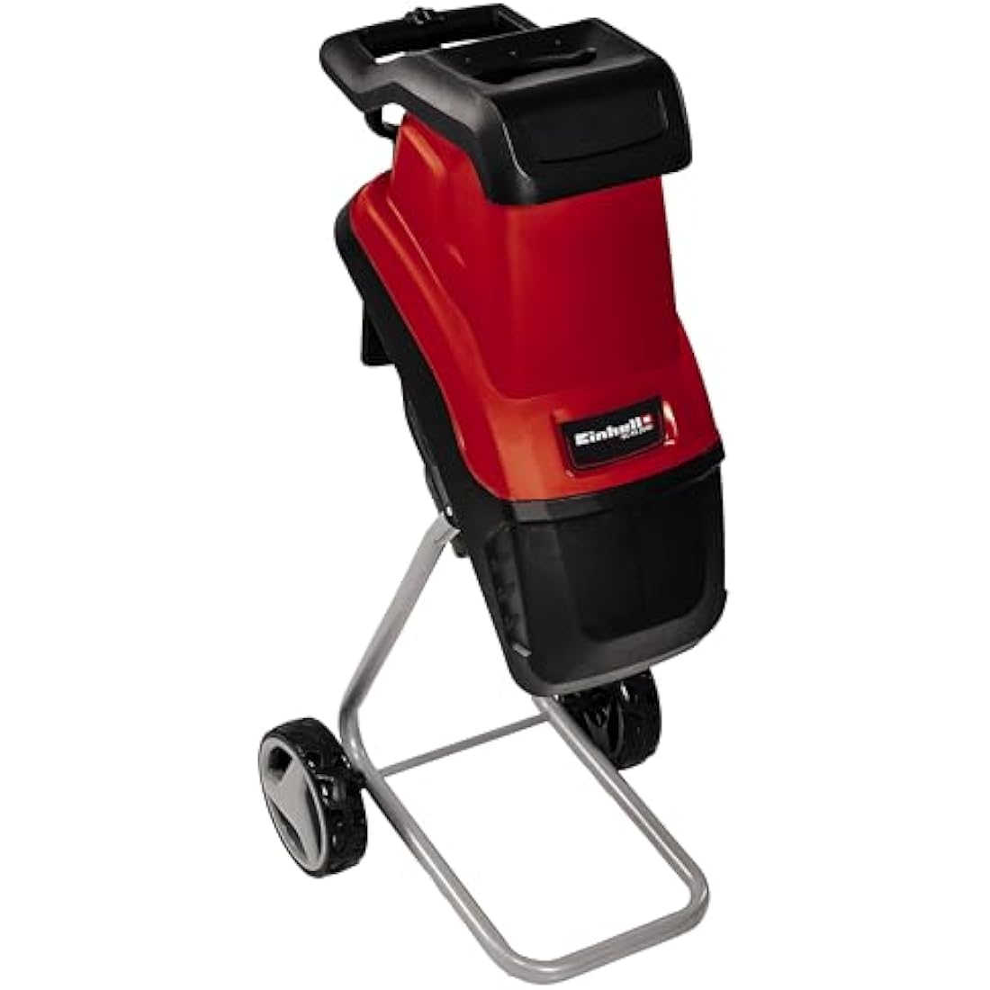 Einhell 2500W Electric Garden Shredder - Reversible Steel Blades, Large Funnel Opening, Safety Shut-Off - GC-KS 2540 Mulcher for Leaves and Branches with Debris Bag