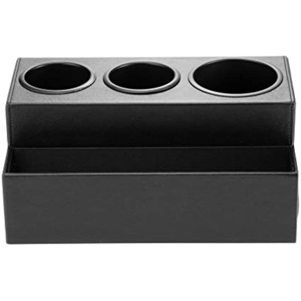 JackCubeDesign Hair Dryer Holder Hair Styling Product Care Tool Organiser Bath Supplies Accessories Tray Stand Storage Bathroom Vanity Countertop with 3 Holes(Black) – :MK154C