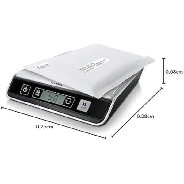 DYMO M10 Digital Package & Shipping Scale | up to 10KG Capacity | 20 cm x 20 cm
