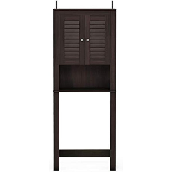 FURINNO Wall Mounted Cabinets, Wood, Espresso, one size