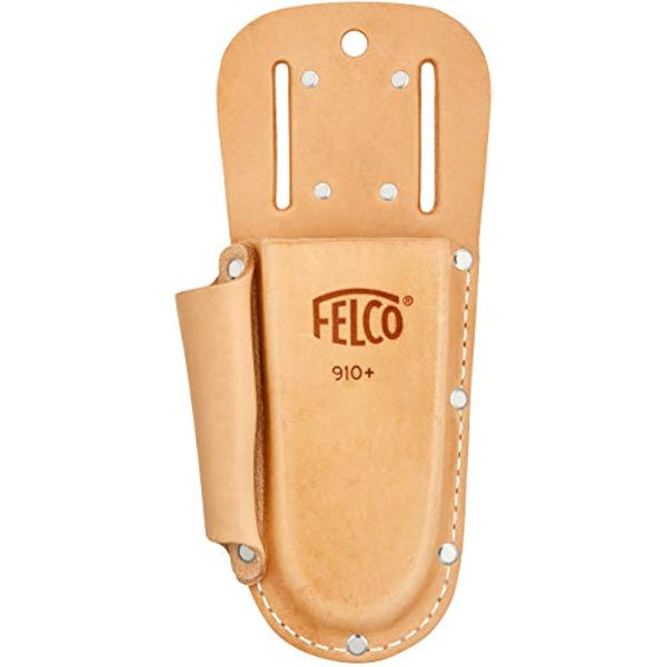 Felco Leather Holster Model 910+ Genuine Leather Side Holster for Sharpening Tool for all Secateurs Belt Loop & Pocket Clip Garden Tools Plants Gardening Horticulture Vineyard Bonsai Topiary