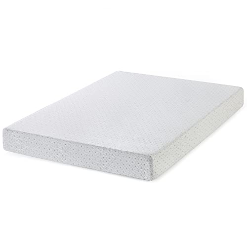 ZINUS Single Mattress - Memory Foam - 90x190cm/3x6ft - Height 13cm/5in - Medium Firmness - Orthopaedic Support with Comfort foam - Green tea Designed in UK standards