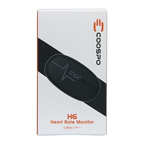 COOSPO H6 Heart Rate Monitor Chest Strap,HRM Bluetooth ANT+, for Running Cycling Gym Sports