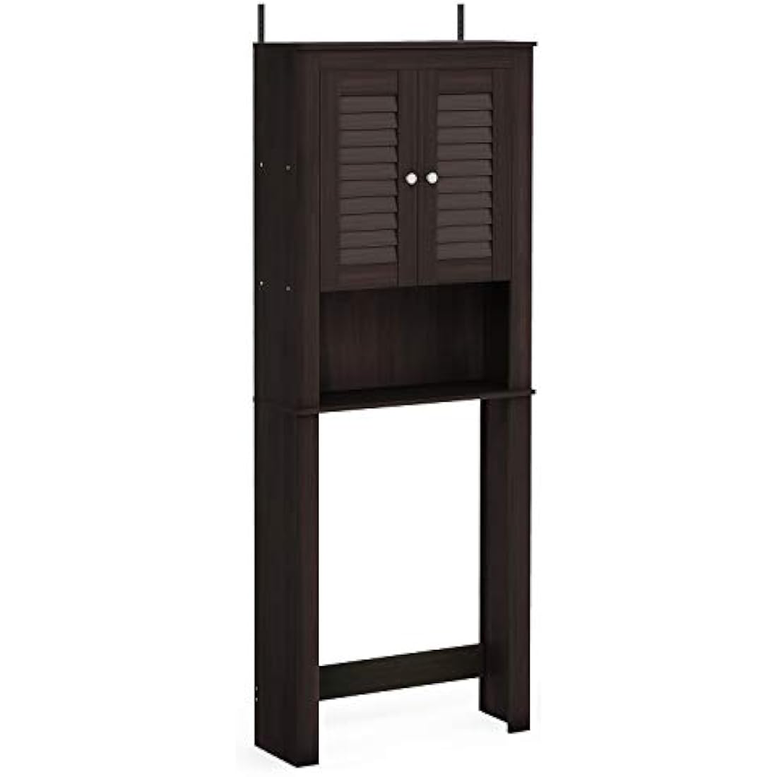 FURINNO Wall Mounted Cabinets, Wood, Espresso, one size